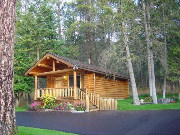 Somers Bay Log Cabin Lodging Hotel Bagian luar foto