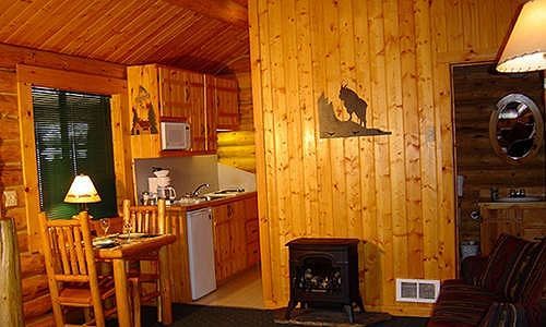 Somers Bay Log Cabin Lodging Hotel Bagian luar foto
